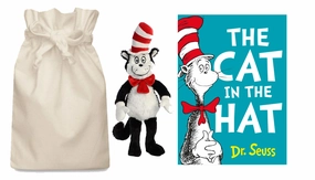 Dr. Seuss The Cat in the Hat Story Sack with Paperback Book Ability Unlock Stability Maintain