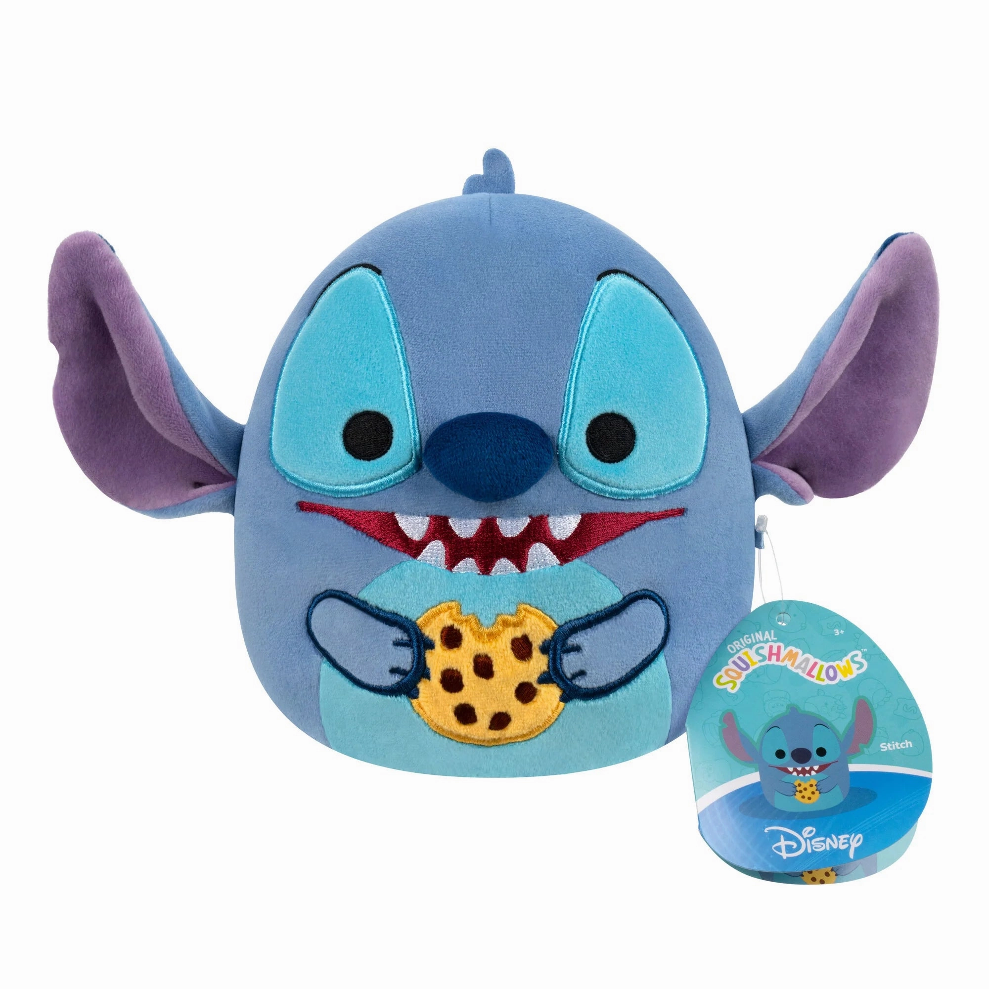 Nebula Model Tile Game Squishmallows 20cm - Disney Stitch Eating Cookie