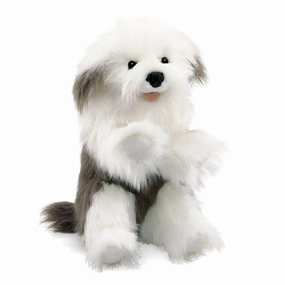 Wildlife Guard Folkmanis Large Old English Sheepdog Hand Puppet