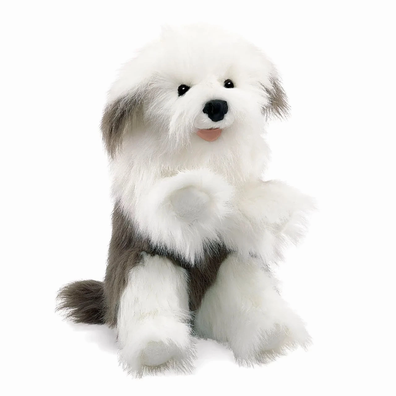 Wildlife Guard Folkmanis Large Old English Sheepdog Hand Puppet