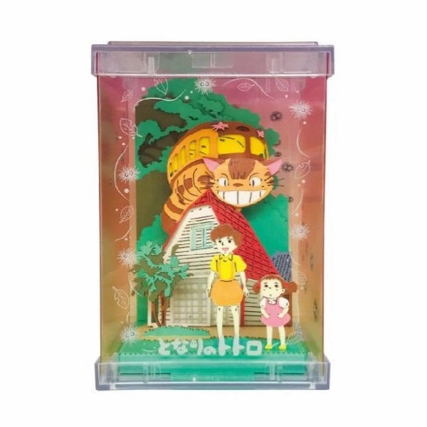 PTC-T03 Studio Ghibli Work "Paper Theatre Cube"- My Neighbor Totoro (Thank you to the cat bus) Regulation Comply Book End