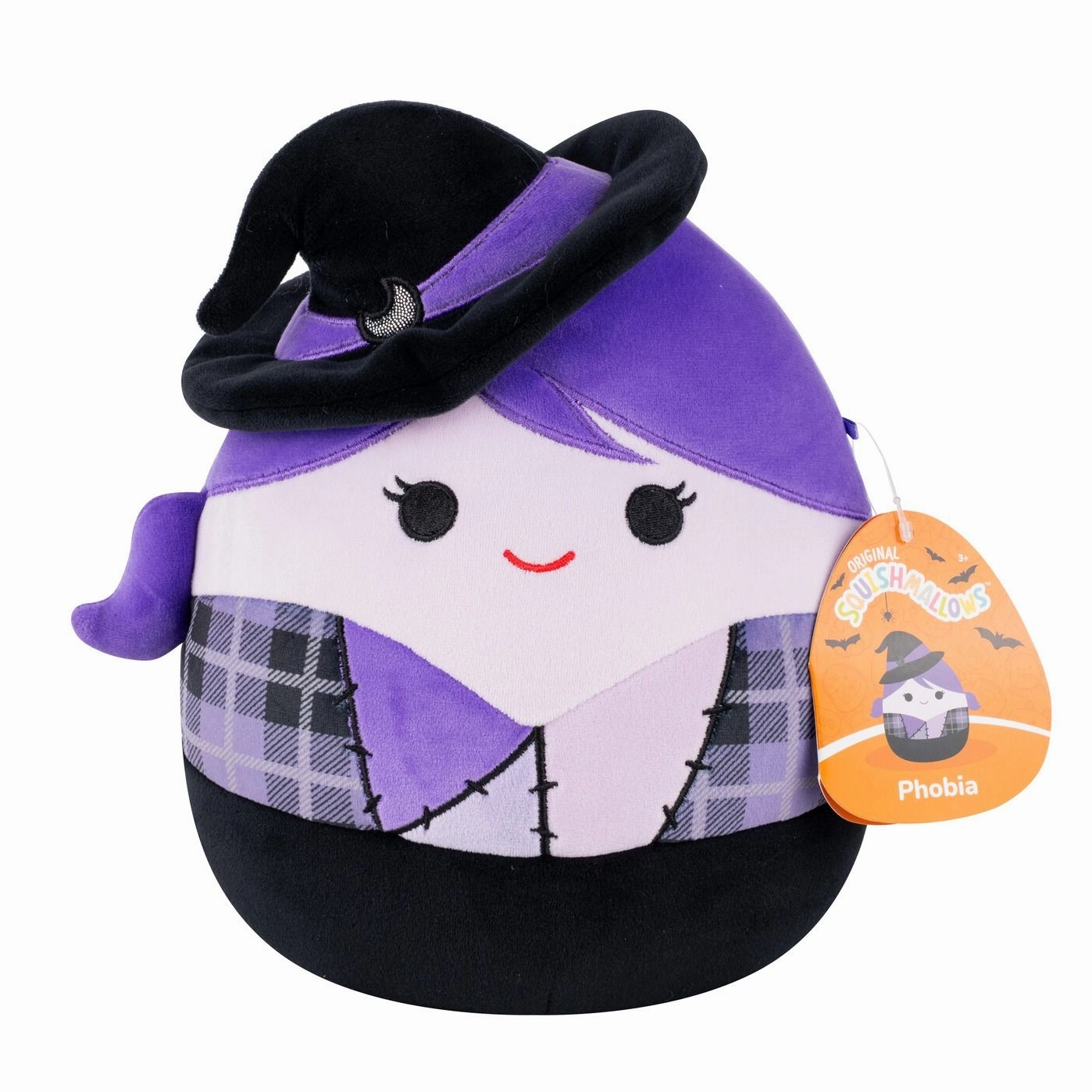 Squishmallows Halloween 30cm - Phobia the Purple Witch Mesh Deformation Prequel Story