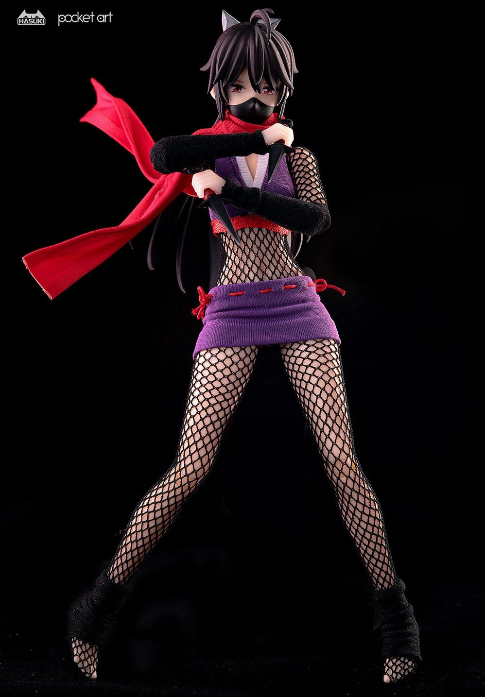 Limited Product Miniature Item Pocket Art Series PA002 Female Ninja Hagi 1/12 Action Figure