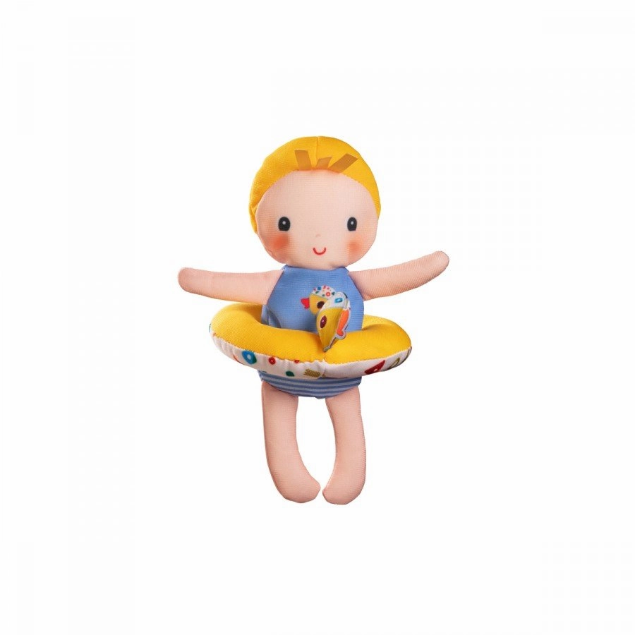 Position Secure Spring Time Lilliputiens Gaspard Bath Doll Duck 83423