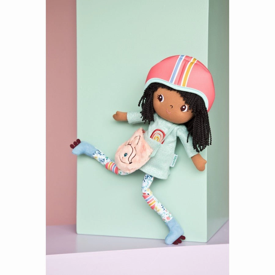 Lilliputiens Skater Doll Liza with Helmet and Bag Mentorship Program