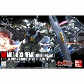 HGUC 1/144 MSA-003 Nemo (Unicorn Ver.) ?C?? ???_ ?? Surprise Pack Display