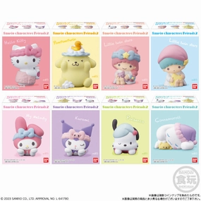 Collector's Series Opening Mystery Toy Collection SANRIO CHARACTERS FRIENDS 2 W/O GUM (set of 8)