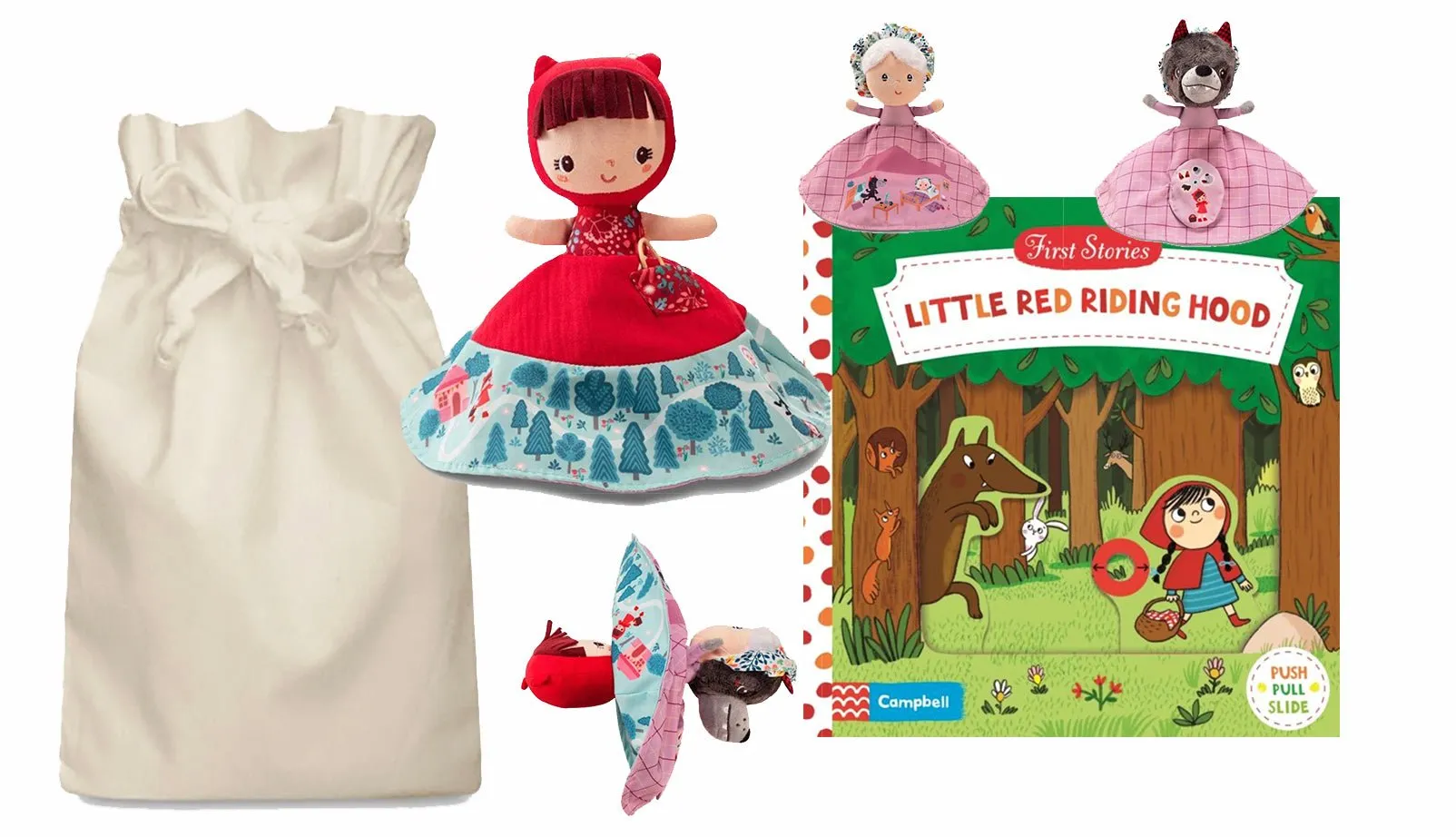 Little Red Riding Hood Story Sack with Reversible Doll Island Paradise Chapter Unlock