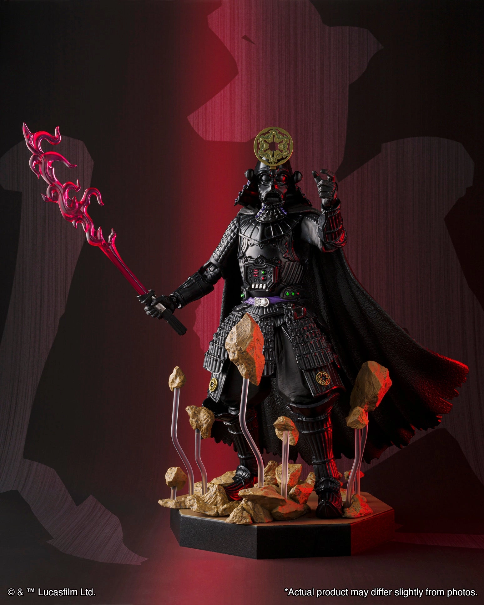 Top Rated Viking Statue Meisho Movie Realization Samurai Taisho Darth Vader (Vengeful Spirit)