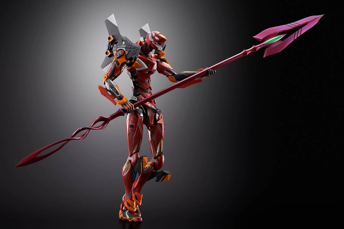 Metal Build Evangelion Production Model-02 30Th With The Spear Of Cassius Miniature Figure Premium Statue