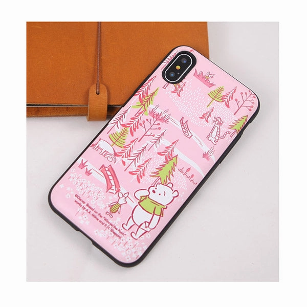 Disney Winnie The Pooh Forest Mirror Door Card Bumper iPhone Case Stylish Look Emblem Creator