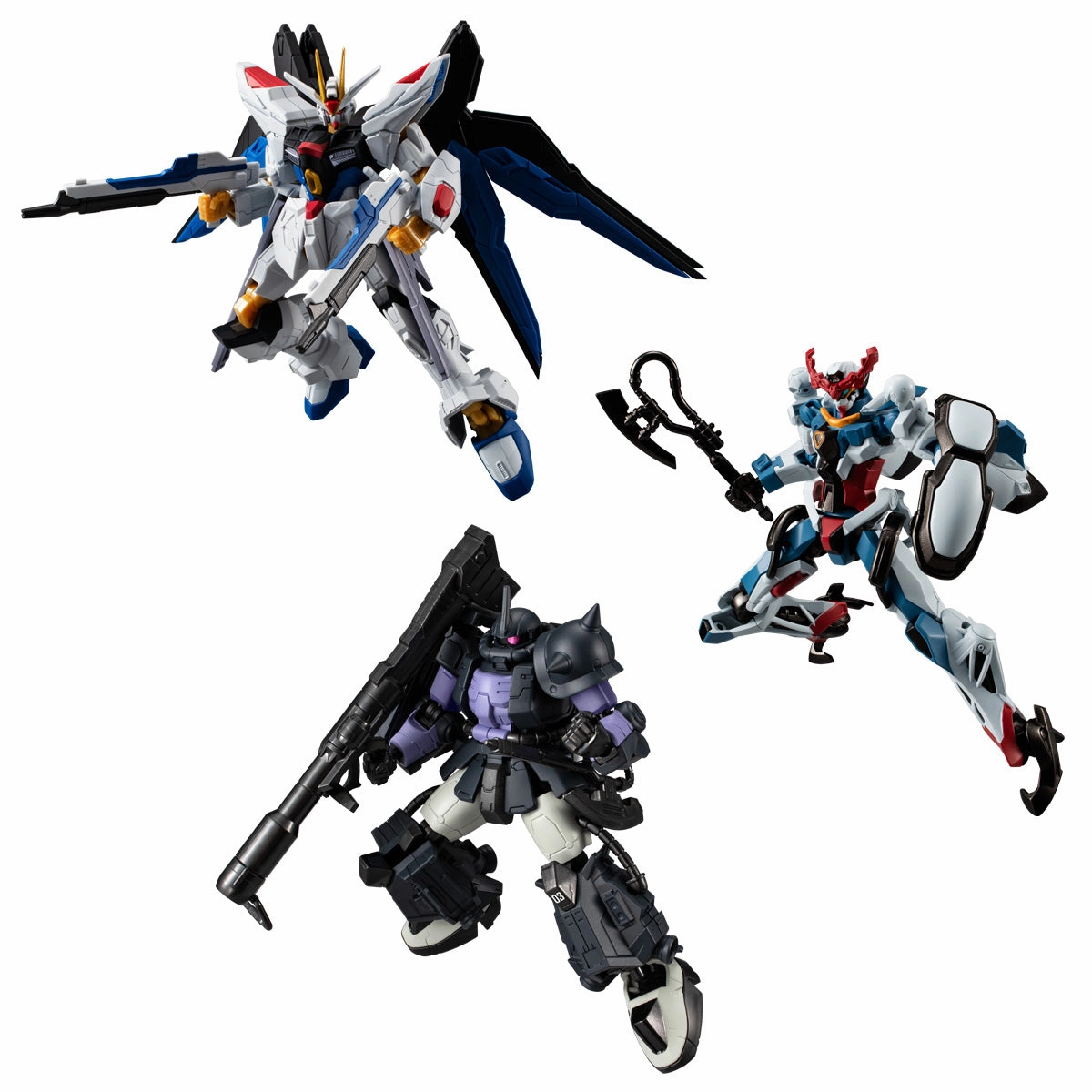 MOBILE SUIT GUNDAM G-FRAME FA 08 (set of 7) ?C?? ???_ Collector's Pack Display