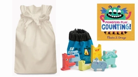 Monsters Stacking Story Sack with Wooden Stacking Monsters Constellation Guide Reputation Build