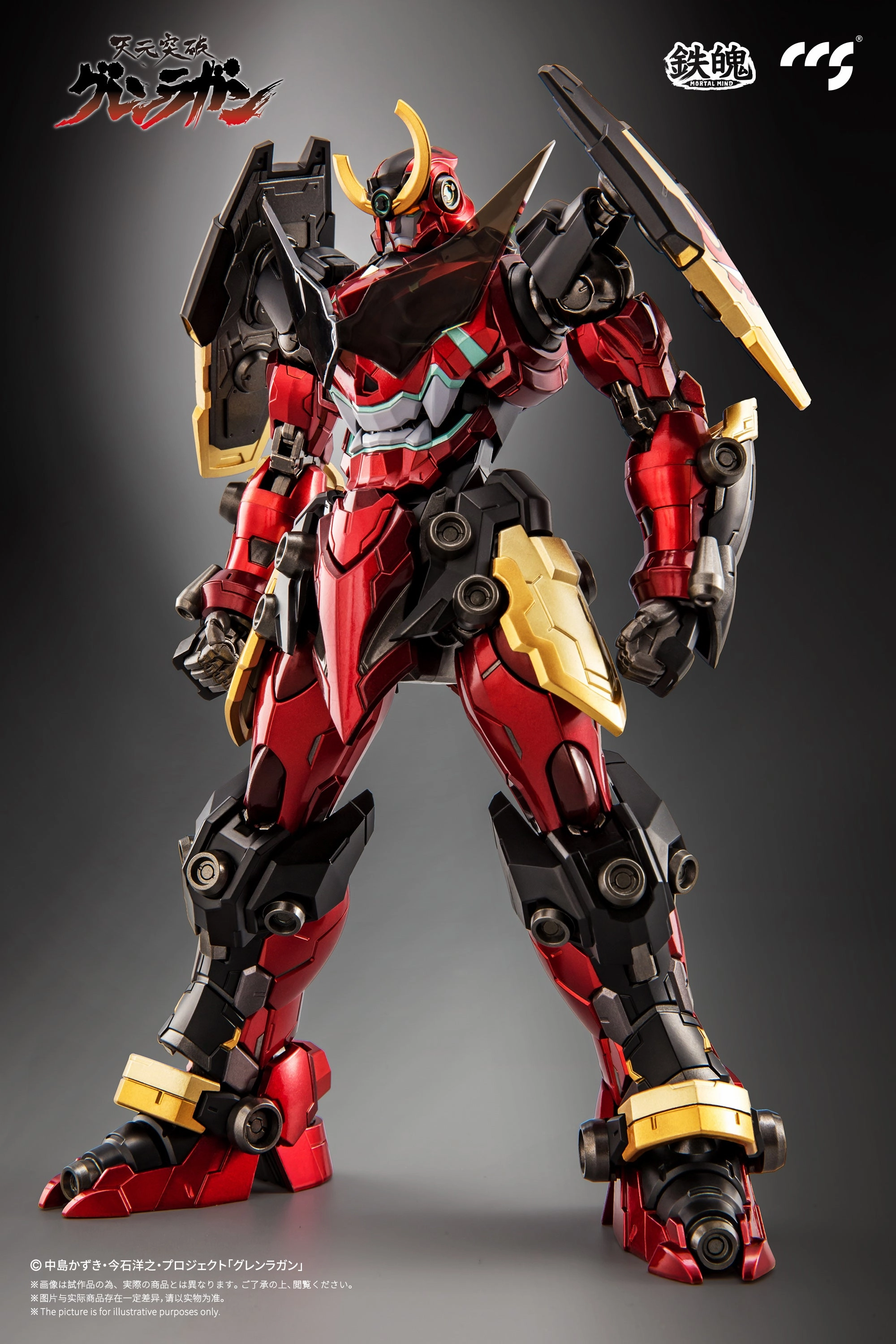Mortal Mind Gurren Lagann Alloy Action Figure (Re-Run) Art Collection