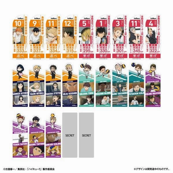 Toy Collection Display Exclusive Drop Display Haikyu!! Bookmark Collection Vol.2 (pack of 20) ???????? ???`