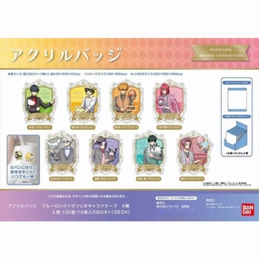Collectible Drop Opening Limited Find Display Acrylic Badge Blue Lock x Sanrio Characters (Box of 10) ?{?O?z ????