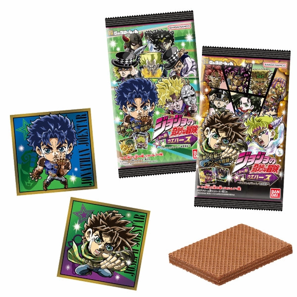 Collector's Edition Series JOJO??S BIZARRE ADVENTURE DEFORMER SEAL WAFERS PHANTOM BLOOD / BATTLE TENDENCY (box of 20 packs) JOJO???????U ????