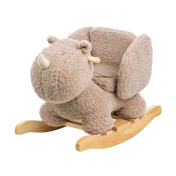 Seasonal Fun Nattou Taupe Rocker Rhino Ecru (Direct Shipping)