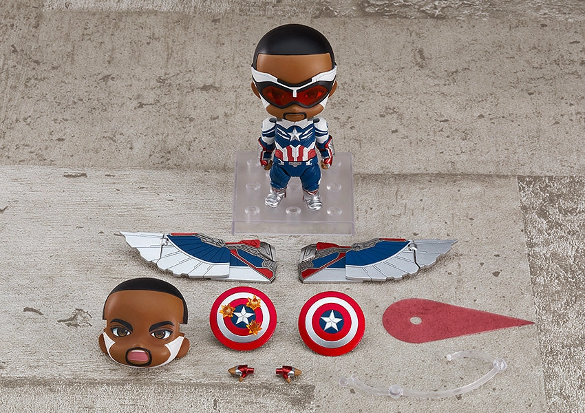 Nendoroid Captain America (Sam Wilson) DX Miniature Piece Static Pose