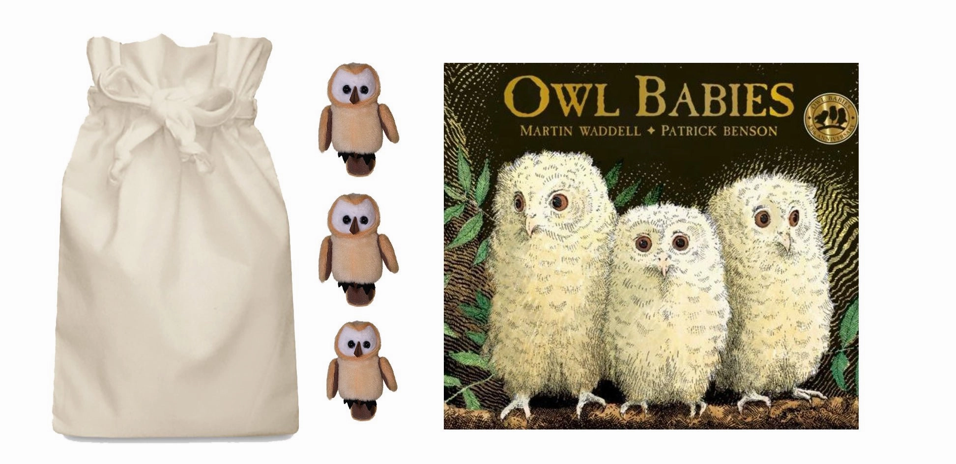 Cloud Formation Conclusion Drawing Owl Babies Story Sack with Puppet Company Finger Puppets