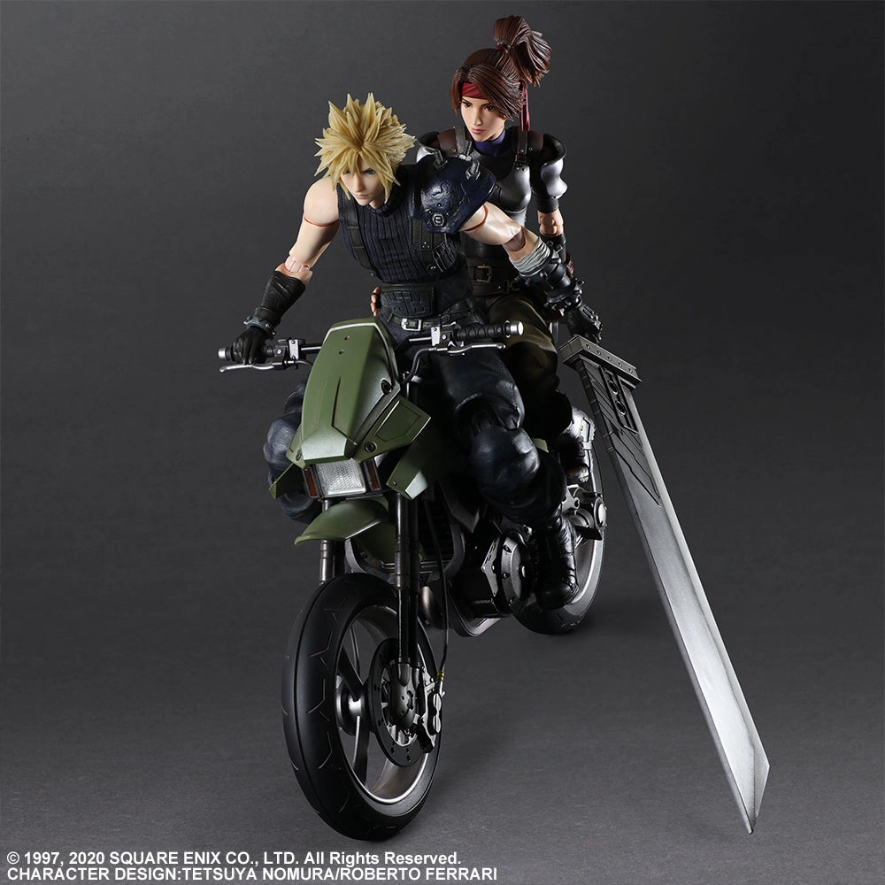Premium Collectible Play Arts Kai Jessie, Cloud & Motorcycle Set