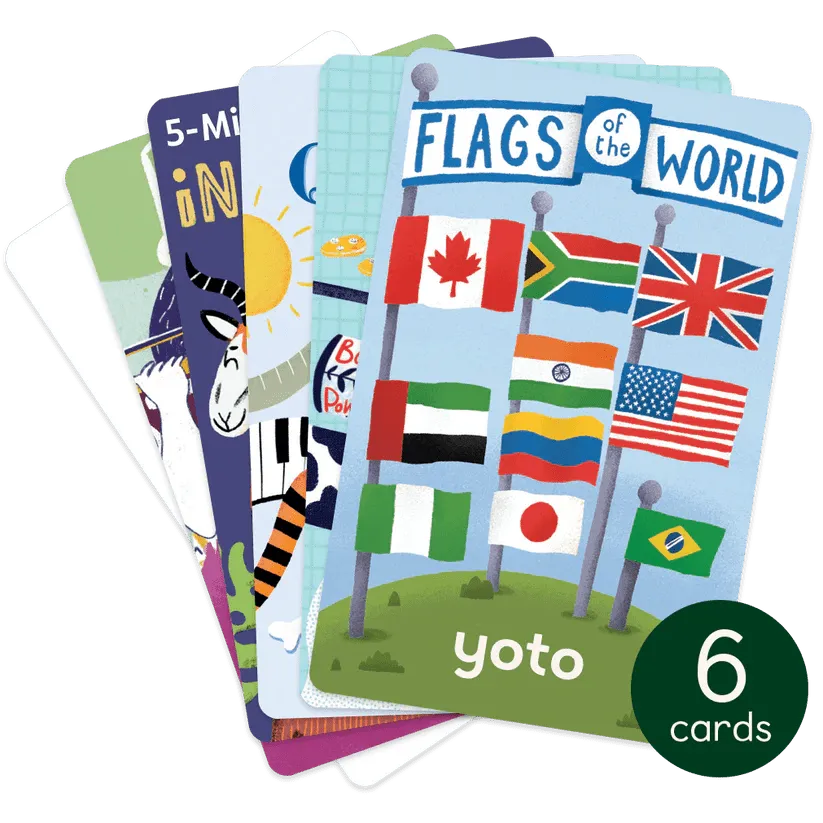 Fame Achieve Yoto Starter Pack for Big Kids (6 Cards)