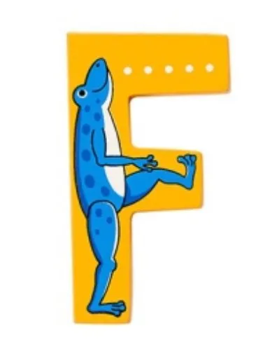 Emission Spectrum Lanka Kade Wooden Animal Letter F