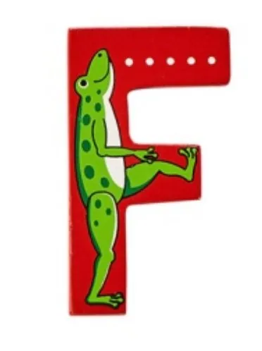 Meteor shower Lanka Kade Wooden Animal Letter F