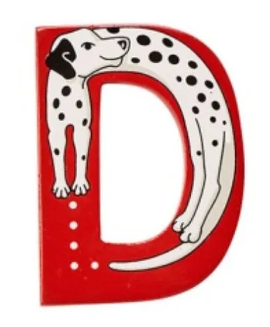 Arctic Survival Art Master Lanka Kade Wooden Animal Letter D