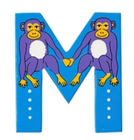 Lanka Kade Wooden Animal Letter M Attention Training