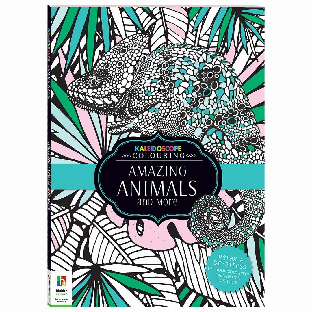 Impact Make Adult Colouring Book ?C Amazing Animals and More