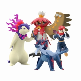 Collectible Series Opening Limited Edition Collectibles POK??MON SCALE WORLD JADE (HISUI) REGION REI & TYPHLOSION (HISUIAN FORM) & DECIDUEYE (HISUIAN FORM) & SAMUROTT (HISUIAN FORM) W/O GUM ???????` ???`???? ???^