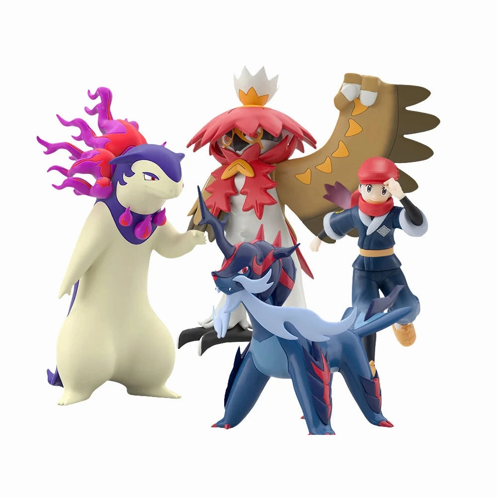 Collectible Series Opening Limited Edition Collectibles POK??MON SCALE WORLD JADE (HISUI) REGION REI & TYPHLOSION (HISUIAN FORM) & DECIDUEYE (HISUIAN FORM) & SAMUROTT (HISUIAN FORM) W/O GUM ???????` ???`???? ???^
