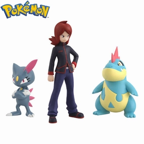 Limited Find Discovery POK??MON SCALE WORLD JOHTO REGION SILVER & CROCONAW & SNEASEL W/O GUM ???????` ???? ?y ?{?{ ???? ??