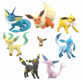 Collector's Pack Series POK??MON SCALE WORLD PALDEA REGION EEVEE EVOLVE SET W/O GUM (2025 DEC ver.) ???????` ???? ???M?? ???b ?????^