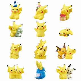 Hidden Find Discovery Surprise Drop Series POKEMON KIDS PIKACHU PIKAPIKA ASSEMBLY! HEN W/O GUM (Set of 12)