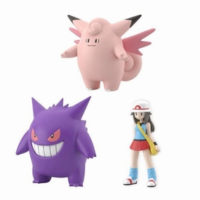 POKEMON SCALE WORLD KANTO REGION LEAF & PIXI & GENGAR W/O GUM (2023 Mar Resale ver.) ???????` ???? ?P???^ ???? ???? Exclusive Pack Release