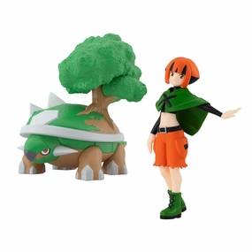 POKEMON SCALE WORLD SINNOH REGION GARDENIA & TORTERRA ???????` ???? ??W?^ ?N ???? Mystery Drop Series