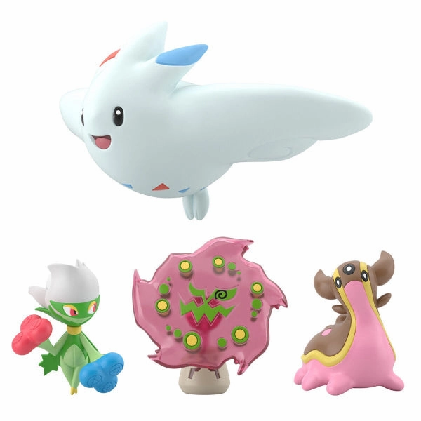 Limited Series Release Surprise Pack Series POKEMON SCALE WORLD SINNOH REGION ROSERADE & GASTRODON & SPIRITOMB & TOGEKISS W/O GUM