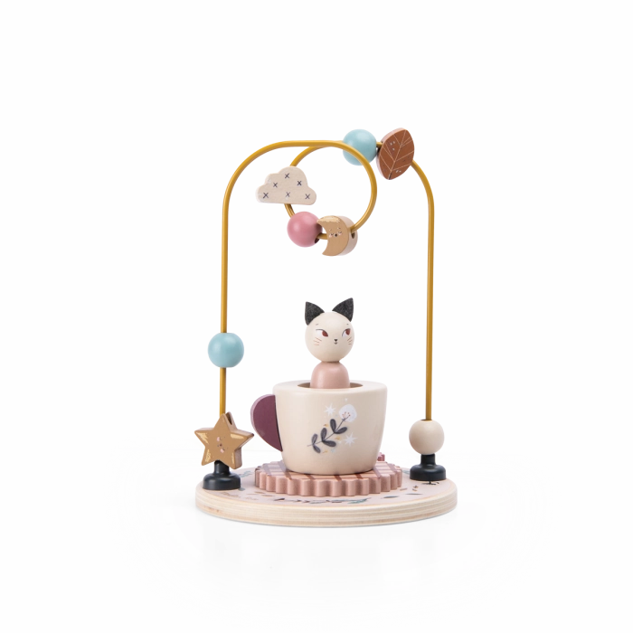 Wooden Bead maze - After the Rain Library Decor