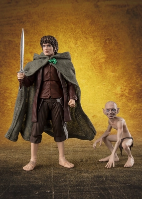 S.H.Figuarts Frodo Baggins & Gollum (The Lord of the Rings: The Fellowship of the Ring) Designer Sculpture Gaming Display