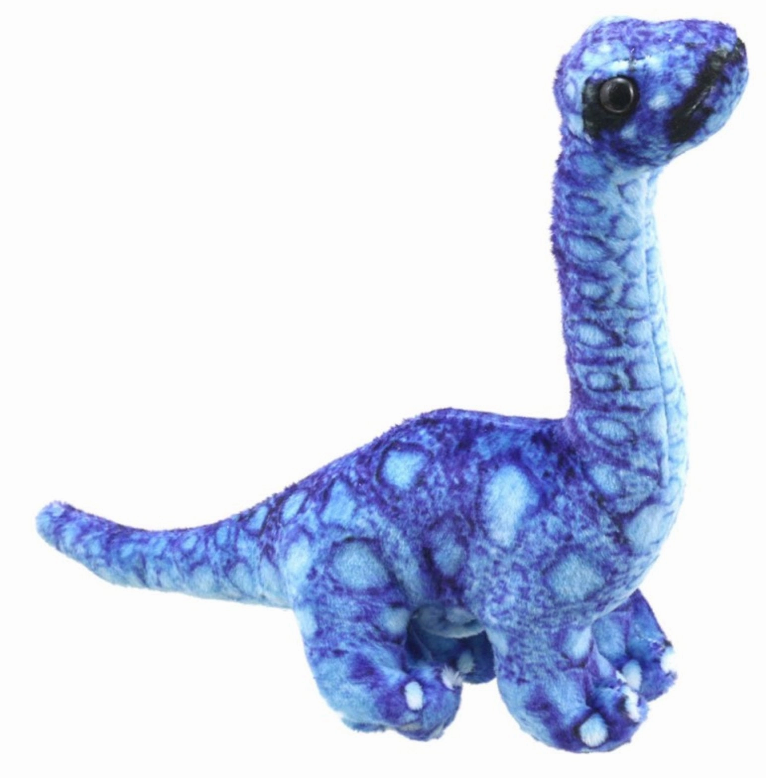 Puppet Company Brontosaurus (Blue) Finger Puppet Permit Grant