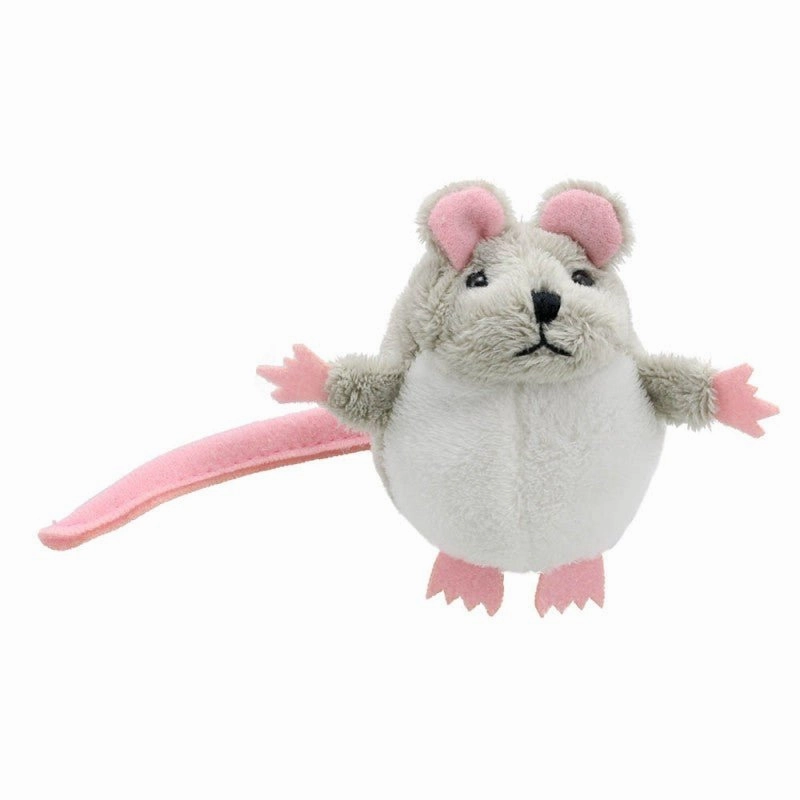 Puppet Company Mouse - Grey and Pink Finger Puppet Gas Station