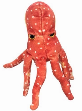 Permit Grant Writing Expert Puppet Company New Orange Octopus Finger Puppet
