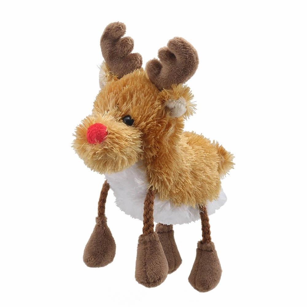Virtual Friend train station Puppet Company Reindeer Finger Puppet