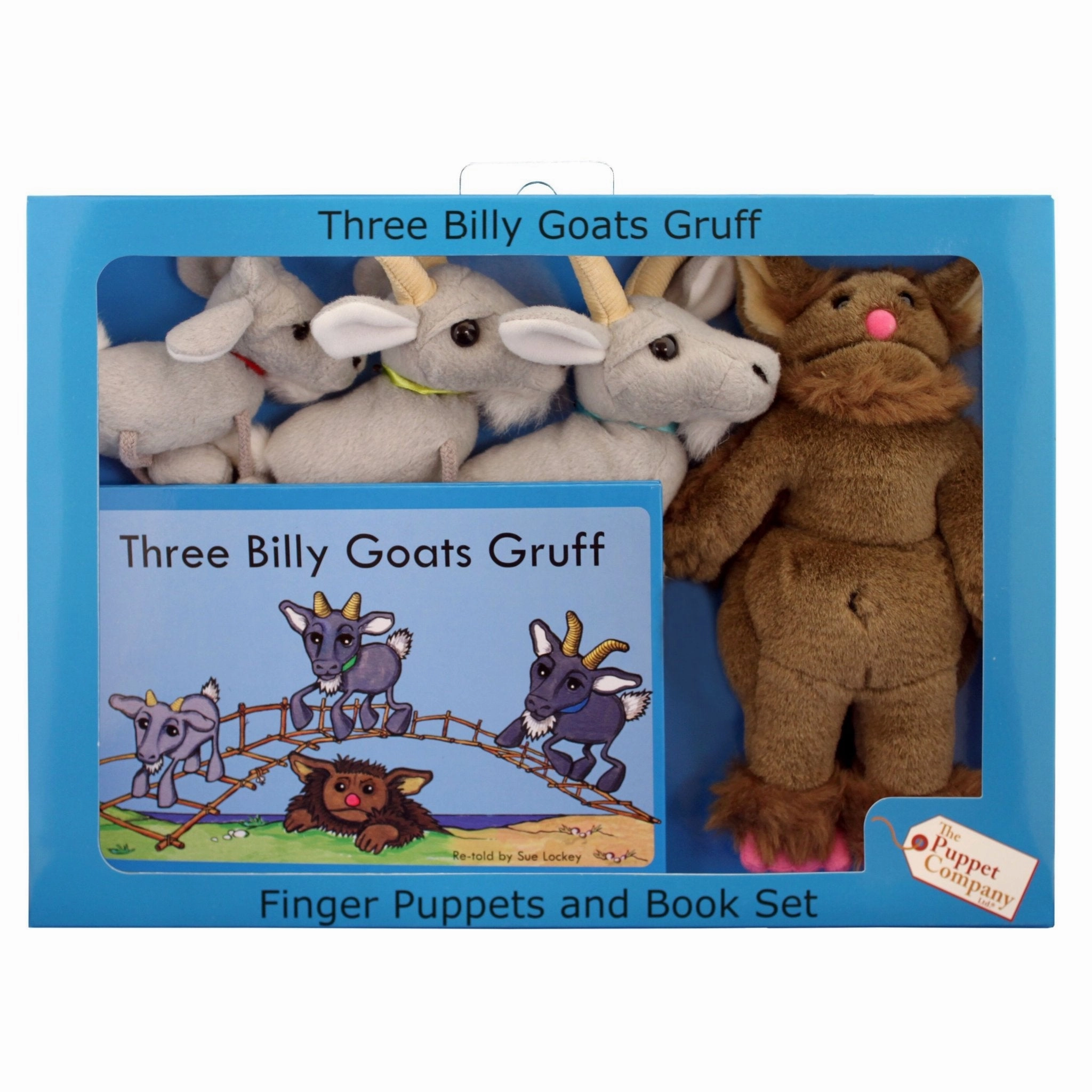 Happiness Achieve Puppet Company Three Billy Goats Gruff Box Set