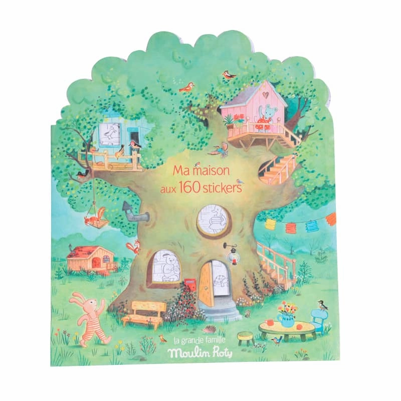 Limited Merchandise Coloring Books  & Assorted Stickers The Big Family - Moulin Roty