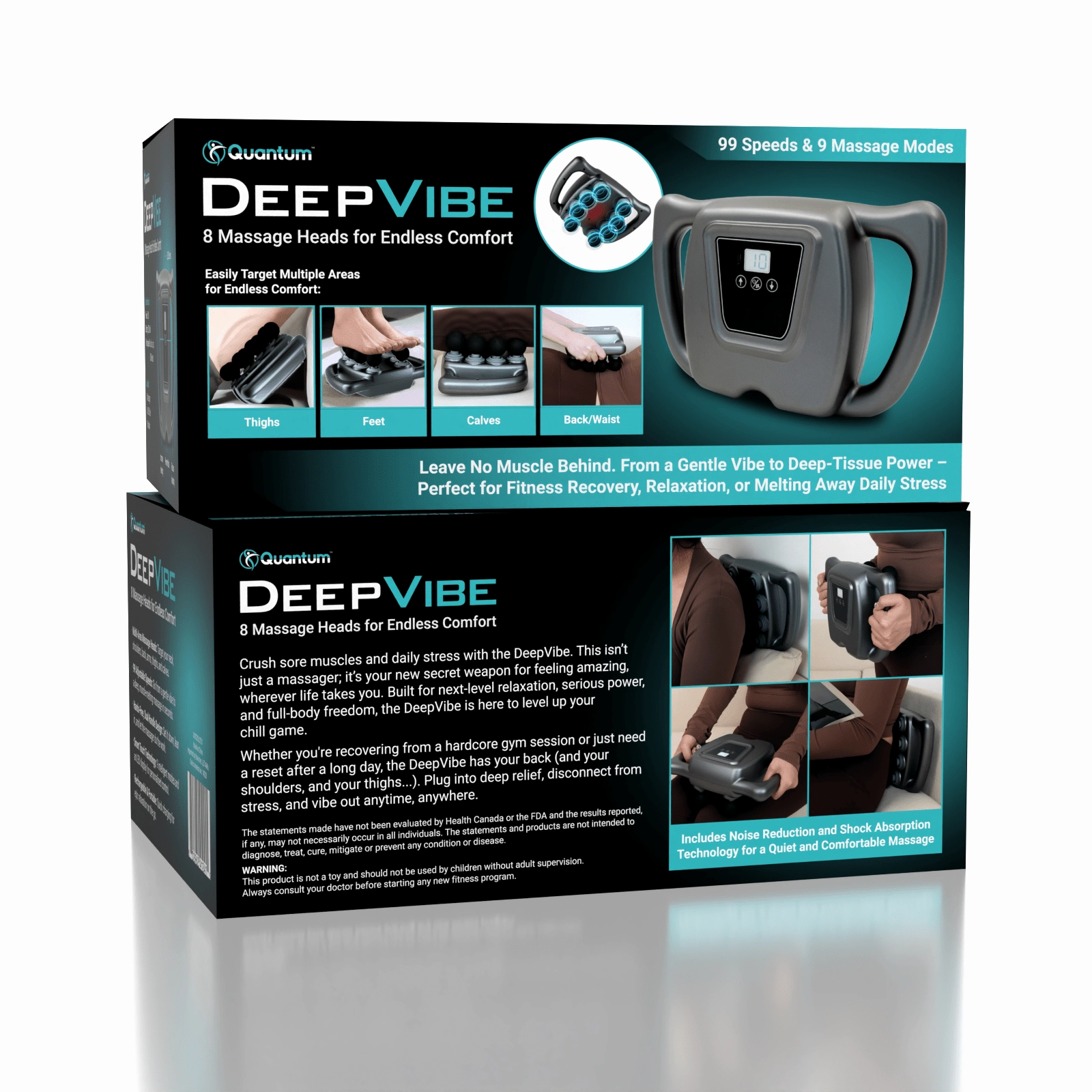 Quantum DeepVibe 8-Headed Muscle Massager Interactive Design Developmental Stage Turn Taking