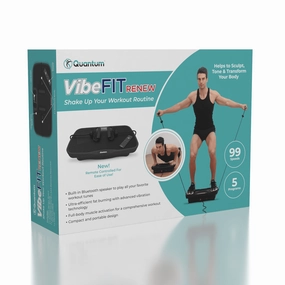 Tool Bench Non toxic Quantum VibeFIT Renew: Vibration Plate Whole Body Vibration Machine Interactive Experimentation