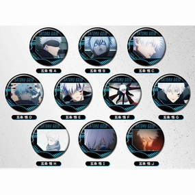 CAN Badge Jujutsu Kaisen Gojo Satoru (set of 10) ???g?? ???? ??l?? Limited Toy Release